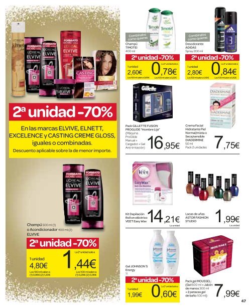 2a unidad -70% - Carrefour