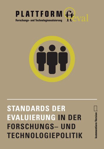 standards der evaluierung in der forschungs– und ... - fteval