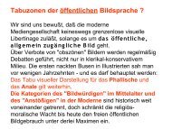 Tabuzonen der öffentlichen Bildsprache