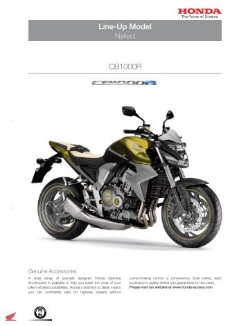 Line-Up Model CB1000R