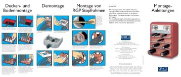 Decken- und Bodenmontage Demontage Montage von RGP ...