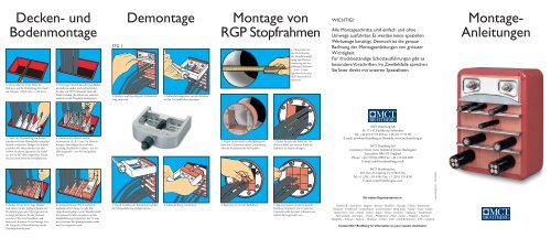 Decken- und Bodenmontage Demontage Montage von RGP ...