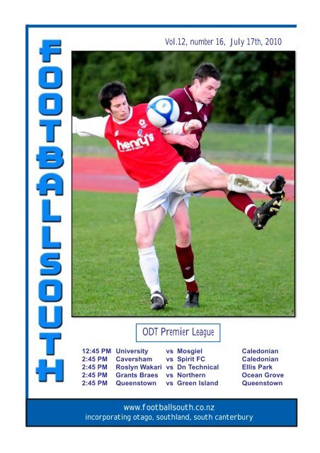 17th July 2010 - Football South