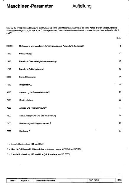 Technisches Handbuch TNC 246 B - heidenhain - DR. JOHANNES ...