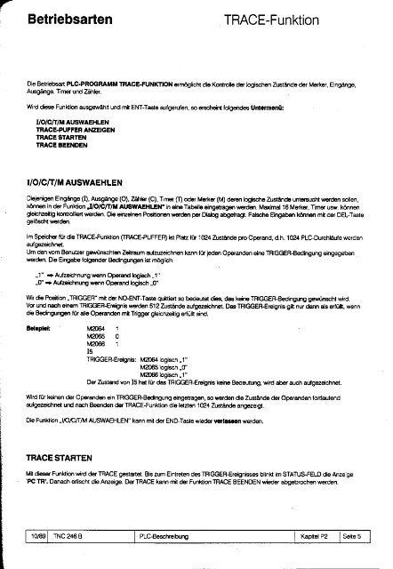 Technisches Handbuch TNC 246 B - heidenhain - DR. JOHANNES ...