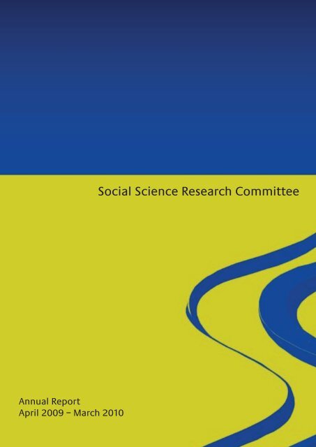 Social Science Research Committee - Food Standards Agency