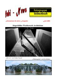 Siegerbilder Wettbewerb Architektur - Fotogruppe Bickenbach