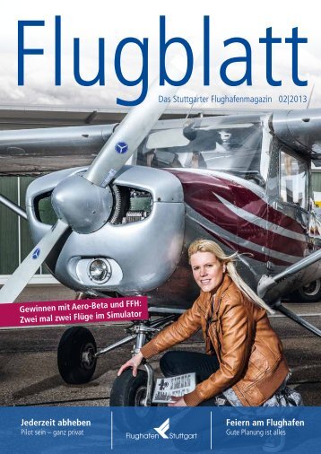 Flugblatt - Flughafen Stuttgart