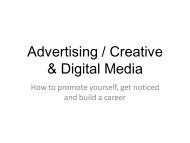 Advertising / Creative & Digital Media