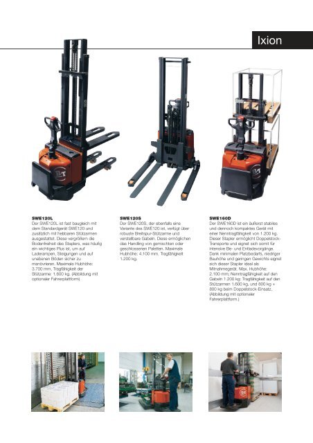 Broschüre Ixion - Forklift