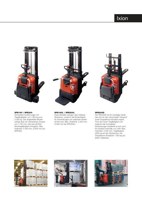 Broschüre Ixion - Forklift