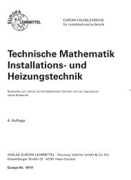 Technische Mathematik Installations- und ... - Europa-Lehrmittel