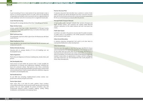 Cranbourne East Precinct Structure Plan - Growth Areas Authority