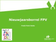 Nieuwjaarsborrel FPV - Fresh Park Venlo