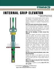 INTERNAL GRIP ELEVATOR - Frank's International