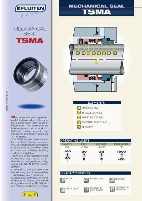 api 610 mechanical seal code brands
