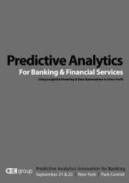 Event: Predictive Analytics in Banking - Fractal Analytics