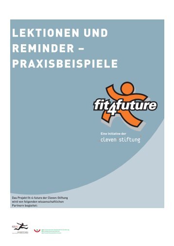 lektionen und reminder – praxisbeispiele - Fit for Future