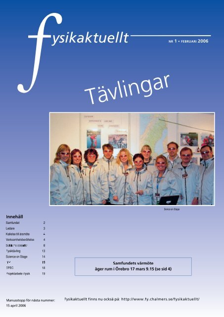 2006-1 - Svenska Fysikersamfundet