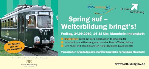 flyer - Weiterbildung in Baden-Württemberg