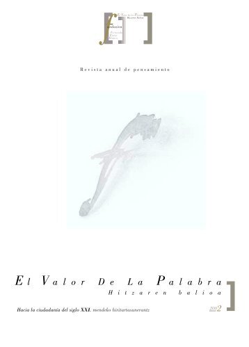 El Valor De La Palabra - Fundación Fernando Buesa