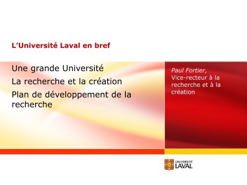 Accueil des nouveaux professeurs 2011 - Faculté des sciences de l ...