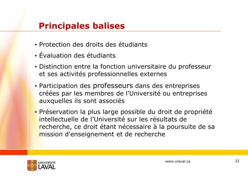 Accueil des nouveaux professeurs 2011 - Faculté des sciences de l ...