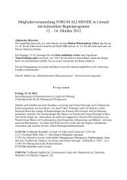 14. Oktober 2012 - Forum Allmende
