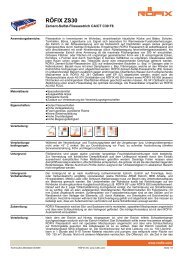 Technisches Merkblatt - Röfix AG