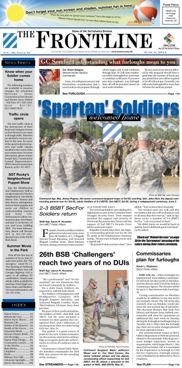 News - Fort Stewart Frontline Online