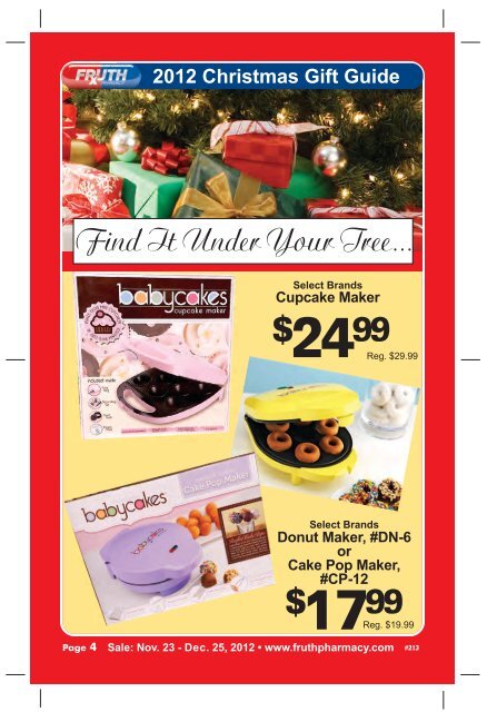 2012 Christmas Gift Guide - Fruth Pharmacy