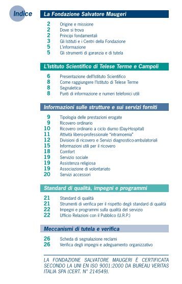 cs telese-1 int - Fondazione Salvatore Maugeri