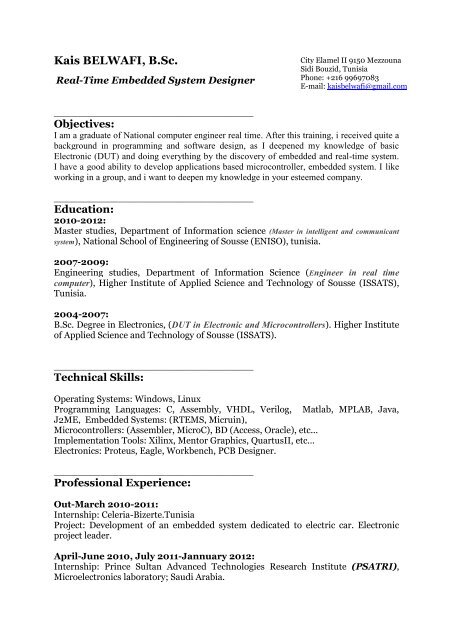 Download CV - Kais Belwafi