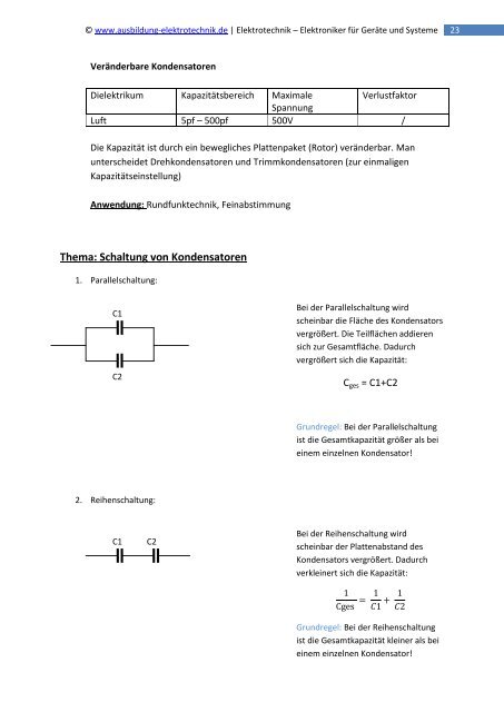 R - Ausbildung-Elektrotechnik.de » Ausbildung