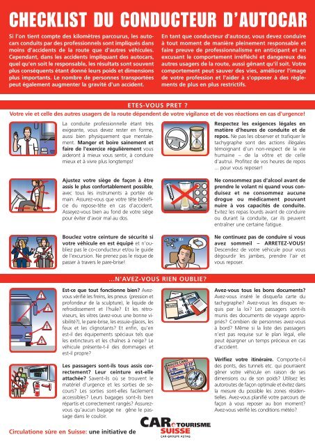 Checklist du conducteur d'autocar (fichier pdf, 1,31MB)