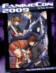 FanimeCon 2010 Program Guide