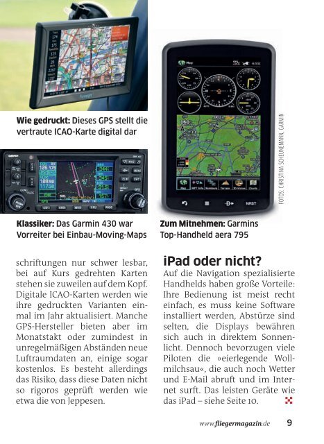 GPS-Navigation - Fliegermagazin