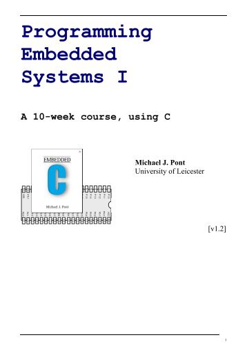 Programming Embedded Systems I - Manish Shakya