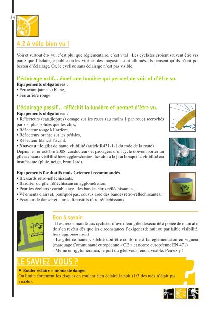 Petit guide pratique du cycliste urbain - Station Mobile