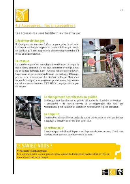 Petit guide pratique du cycliste urbain - Station Mobile