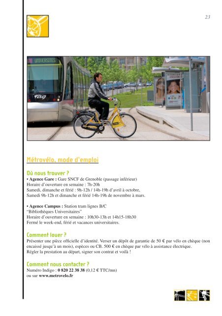 Petit guide pratique du cycliste urbain - Station Mobile