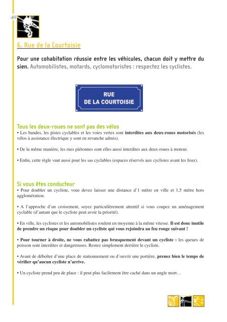 Petit guide pratique du cycliste urbain - Station Mobile