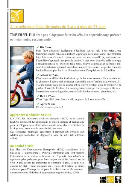 Petit guide pratique du cycliste urbain - Station Mobile