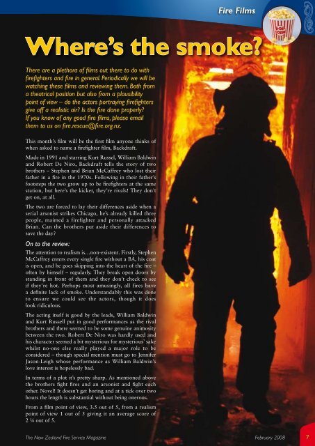 The New Zealand Fire Service Magazine