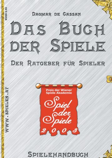 Spielehandbuch 2003 - Österreichisches Spiele Museum