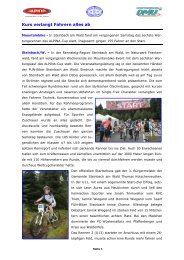 Veranstaltungsbericht ALPINA-Cup Steinbach am Wald 24. Juli 2010
