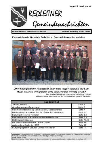 Ausgabe 02-2013 - Frankenburg.com