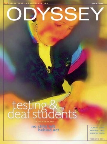 fall/win 2005 laurent clerc national deaf - Gallaudet University