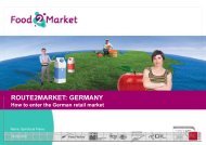 Retail in Germany, Food Professionals - Food2Market