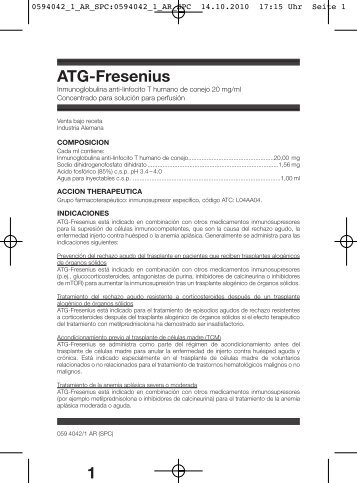 1 ATG-Fresenius - Gador SA